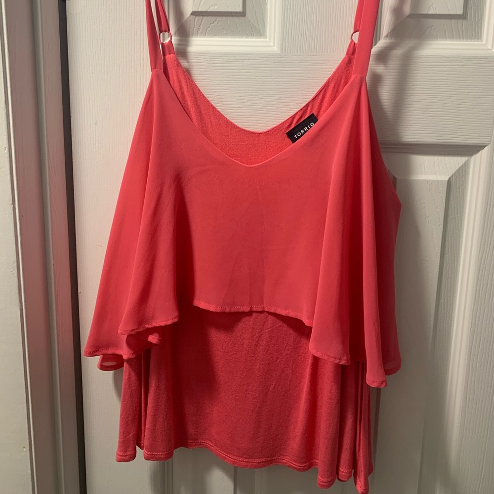 Hot Pink Torrid Tank size 0